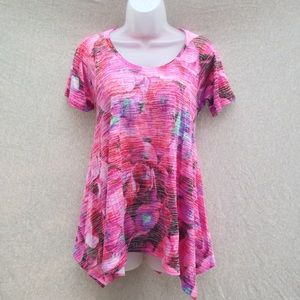 Nally & Millie colorful flared top